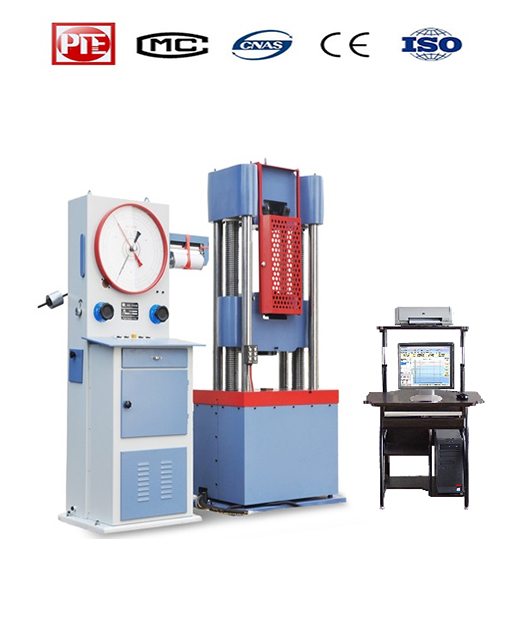 Model WE-C-C Series Computer Screen and Analog Double Display Hydraulic Universal Testing Machine