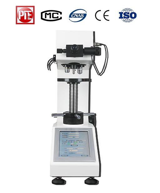 Model HV-50DT Touch Screen Digital Display Vickers Hardness Tester (Manual Turret, Touch screen, Dig